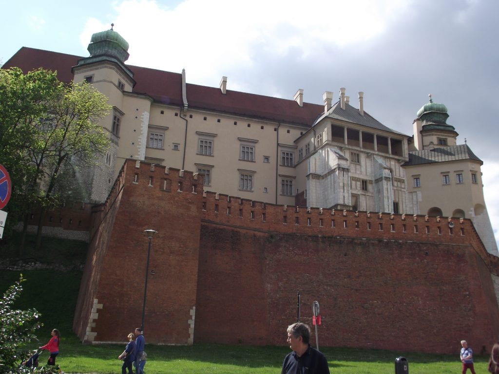 Hrad Wawel je dominantou Krakova
