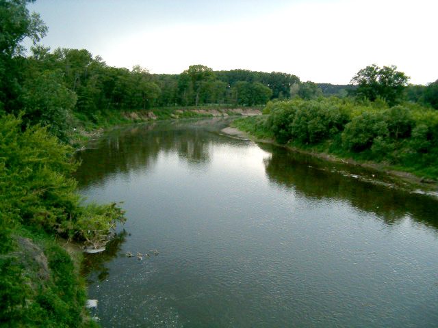 Řeka Morava.