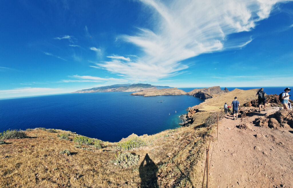 Pohled na Madeiru z jejího nejvýchodnějšího bodu.