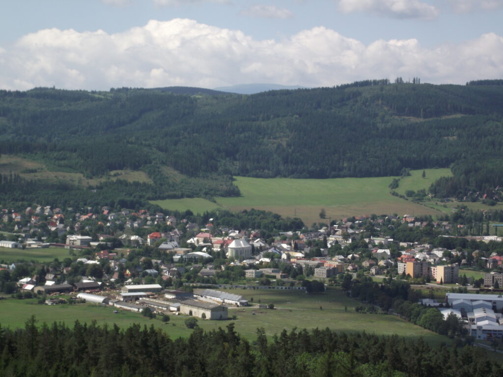 Výhled na Město Albrechtice.