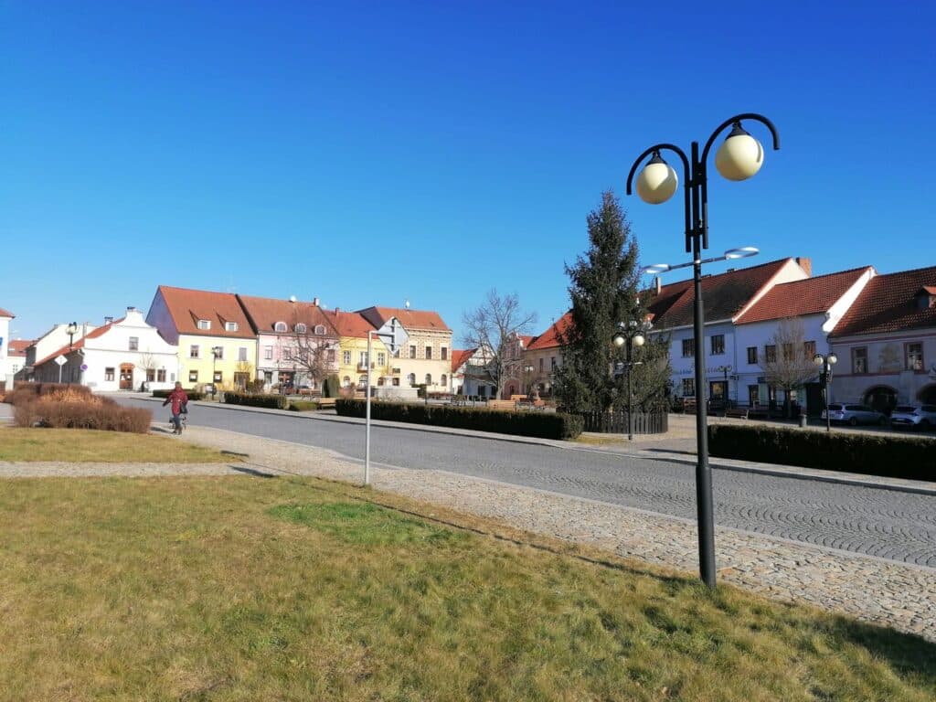 Krásné centrum Bechyně.