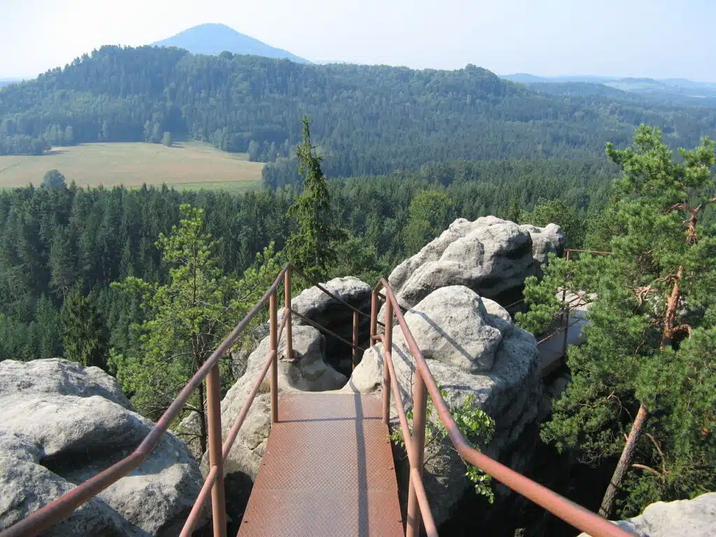 Skalní hrad Šaunštejn.