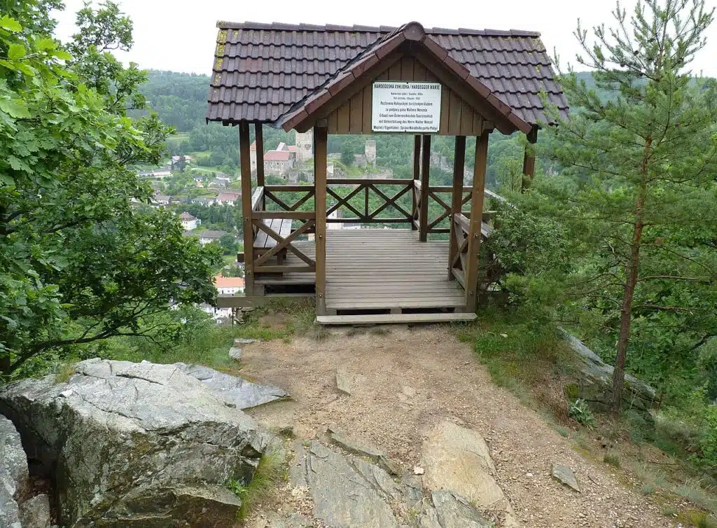 Vyhlídka u Hradeggu.