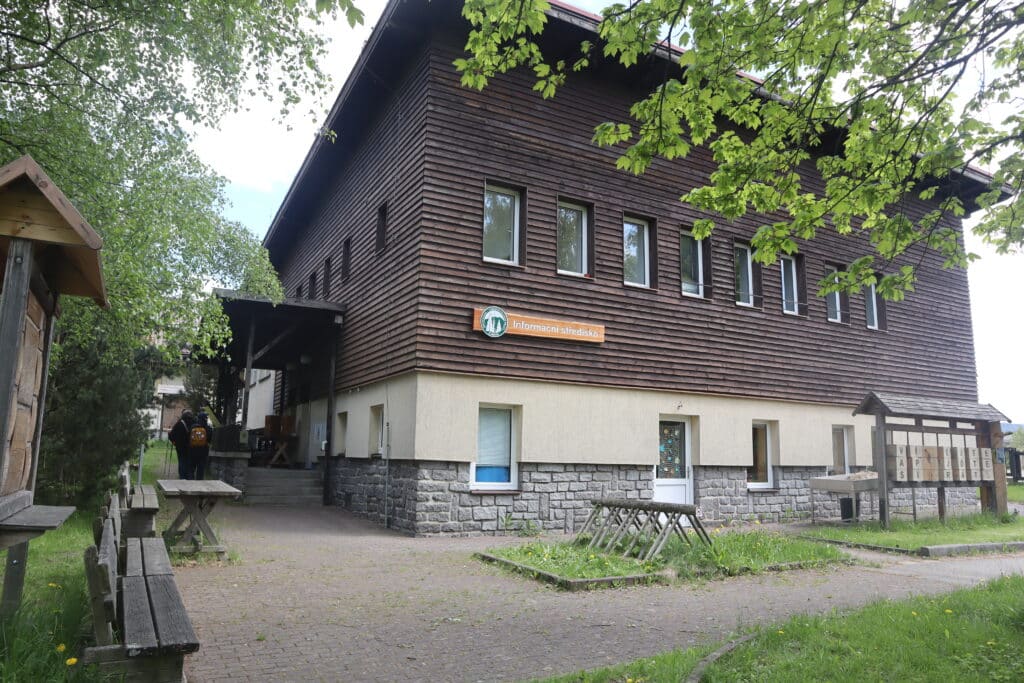 Návštěvnické centrum Národního parku Šumava.